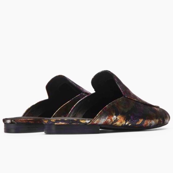 Kenneth Cole Wallice Slip On Mule Floral Loafers Leather Fashion Pumps Shoes - Picture 6 of 12